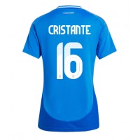 Maglie da calcio Italia Bryan Cristante #16 Prima Maglia Femminile Europei 2024 Manica Corta